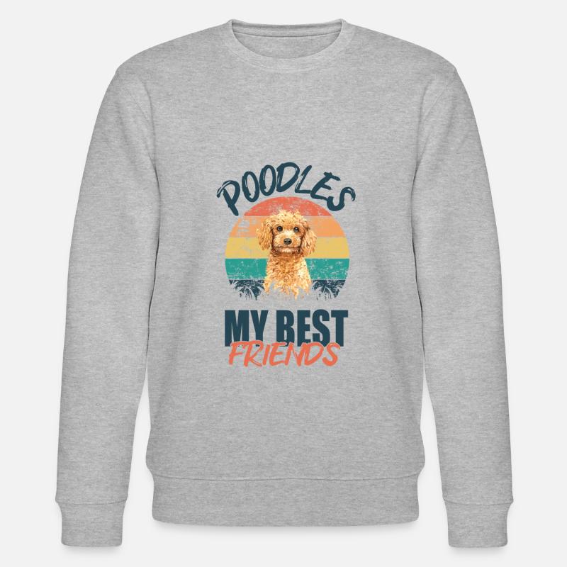 Pudel - Stanley/Stella Unisex Bio-Sweatshirt CHANGER  - Grau meliert