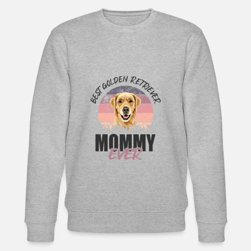 Golden Retrievers - Stanley/Stella CHANGER Unisex Organic Sweatshirt - heather grey