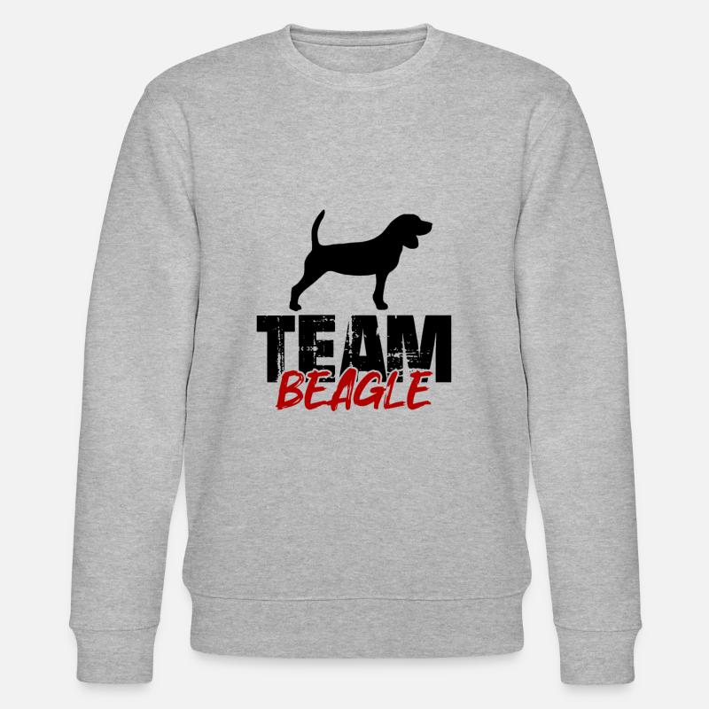 Team Beagle - Stanley/Stella CHANGER Unisex Organic Sweatshirt - heather grey