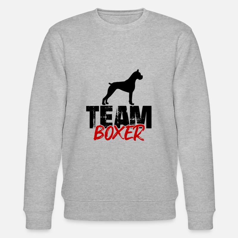 Team Boxer - Stanley/Stella CHANGER Unisex Organic Sweatshirt - heather grey