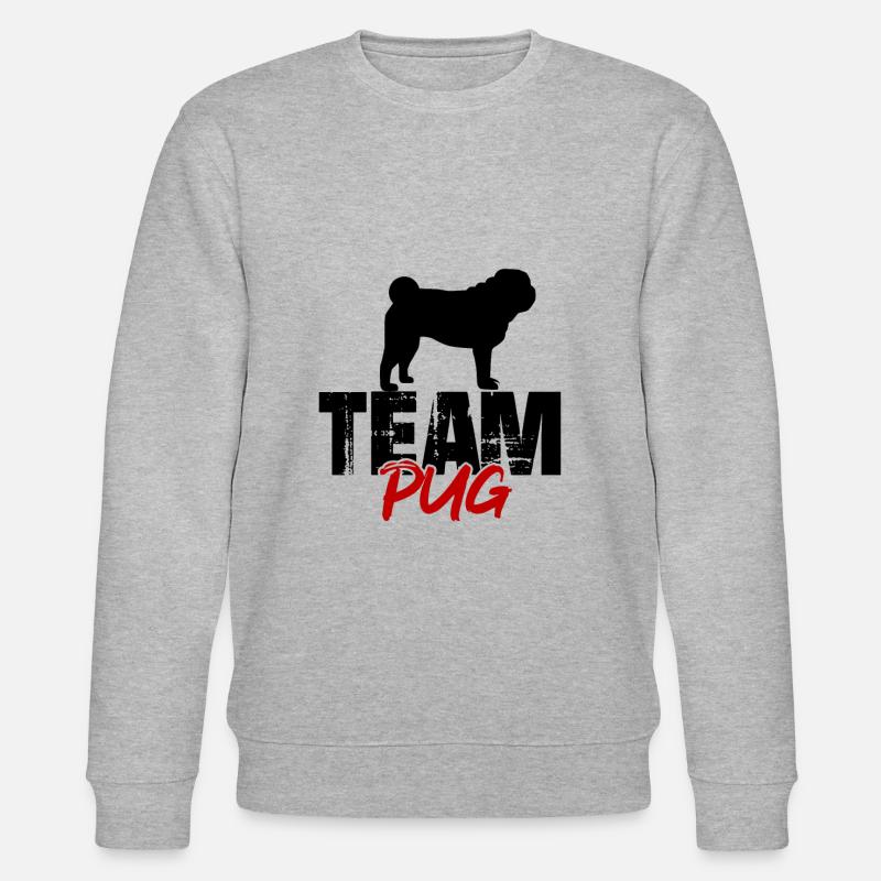 Team Mops - Stanley/Stella Unisex Bio-Sweatshirt CHANGER - Grau meliert
