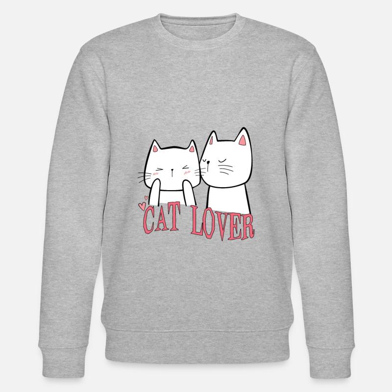 Méchant Mauvais Chat Mignon - Sweat bio CHANGER Stanley/Stella Unisexe - gris chiné
