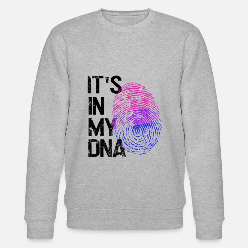 L’amour LGBTQ dans mon ADN - Sweat bio CHANGER Stanley/Stella Unisexe - gris chiné