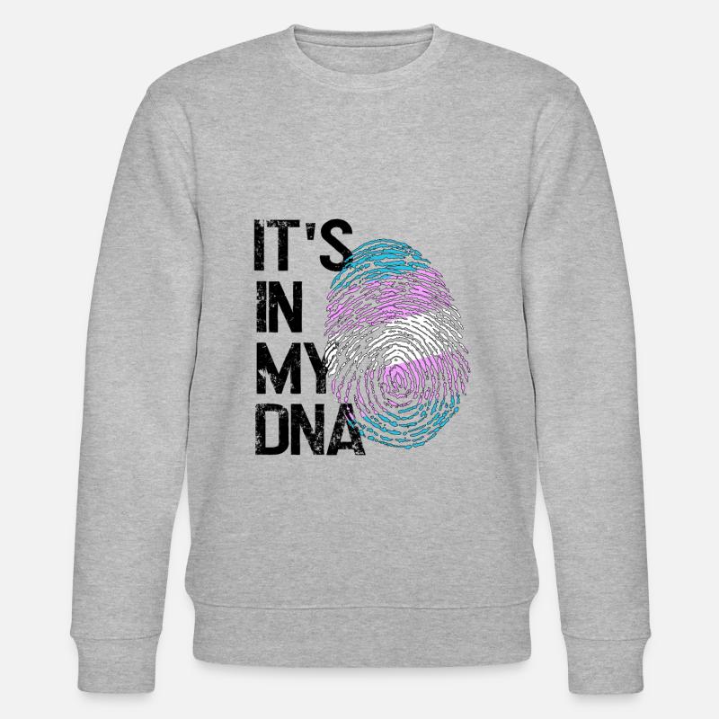 L’amour LGBTQ dans mon ADN - Sweat bio CHANGER Stanley/Stella Unisexe - gris chiné