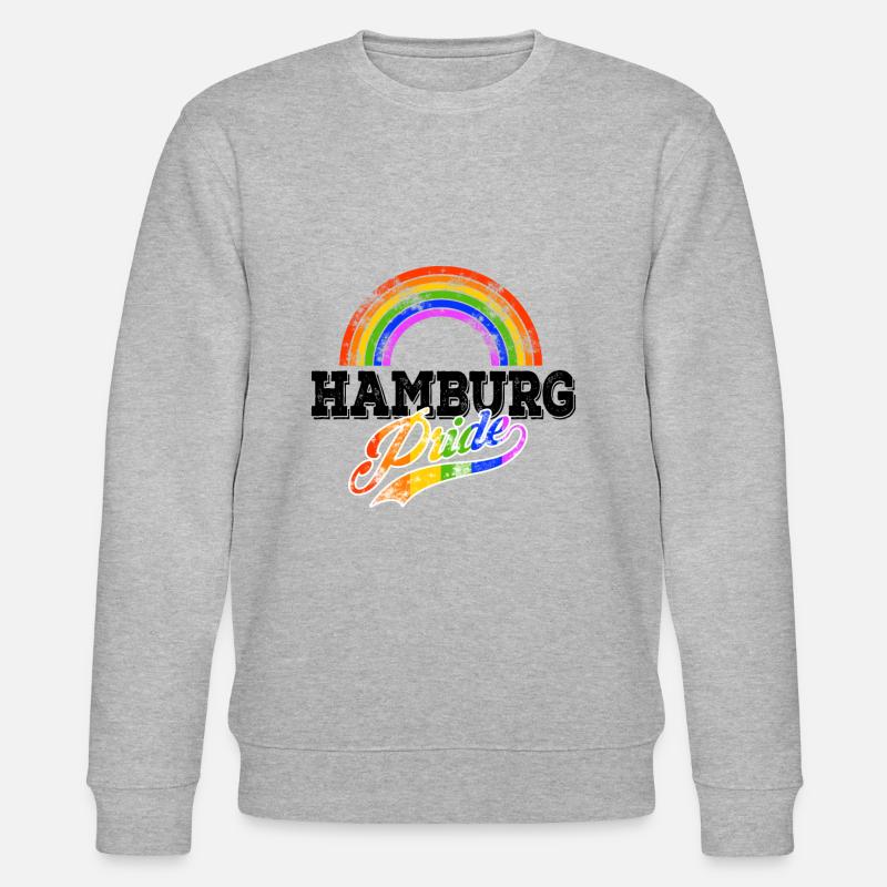 Fierté Hambourg - Sweat bio CHANGER Stanley/Stella Unisexe - gris chiné