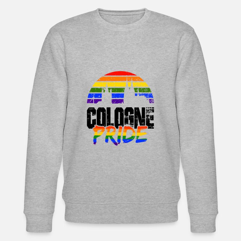 Fierté Cologne - Sweat bio CHANGER Stanley/Stella Unisexe - gris chiné