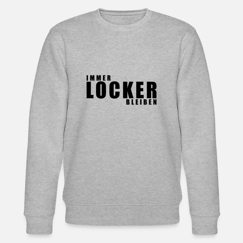 Ne t’en fais pas - Sweat bio CHANGER Stanley/Stella Unisexe - gris chiné