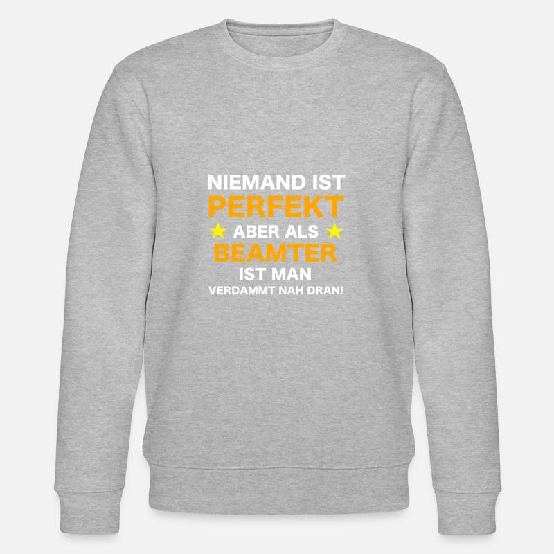 Beamter - Stanley/Stella Unisex Bio-Sweatshirt CHANGER  - Grau meliert