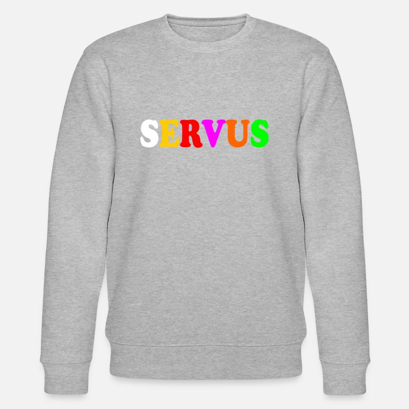 servus - Stanley/Stella Unisex Bio-Sweatshirt CHANGER  - Grau meliert