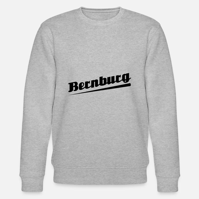 Bernburg - Textdesign mit Stadtnamen - Stanley/Stella Unisex Bio-Sweatshirt CHANGER  - Grau meliert