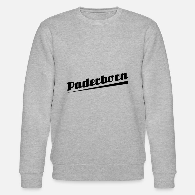 Paderborn - Textdesign mit Stadtnamen - Stanley/Stella Unisex Bio-Sweatshirt CHANGER  - Grau meliert