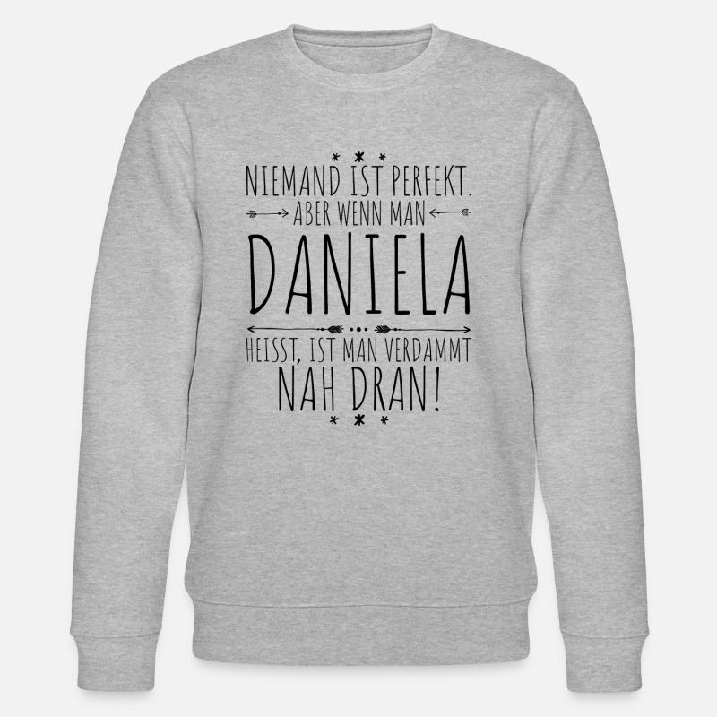 Daniela perfekt - Stanley/Stella Unisex Bio-Sweatshirt CHANGER  - Grau meliert