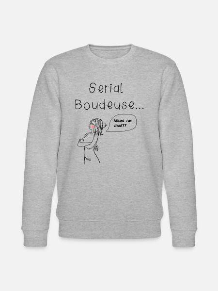 La boudeuse - Sweat bio CHANGER Stanley/Stella Unisexe - gris chiné