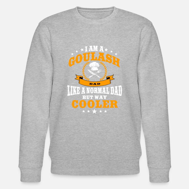Gulasch Papa - Stanley/Stella Unisex Bio-Sweatshirt CHANGER  - Grau meliert