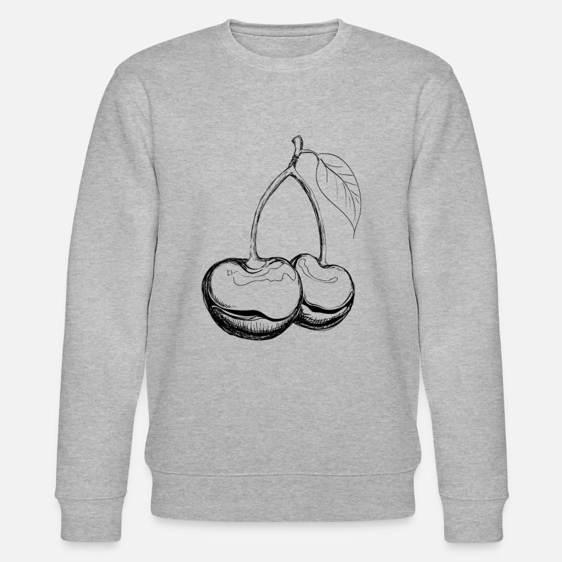 Cherries - Sweat bio CHANGER Stanley/Stella Unisexe - gris chiné