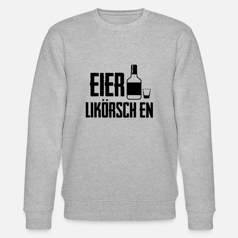 Eier Likoerschen - Stanley/Stella Unisex Bio-Sweatshirt CHANGER  - Grau meliert