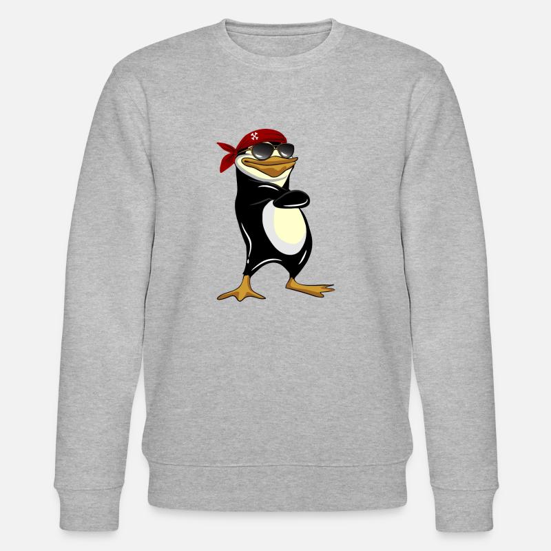 Pingouin cool - Sweat bio CHANGER Stanley/Stella Unisexe - gris chiné