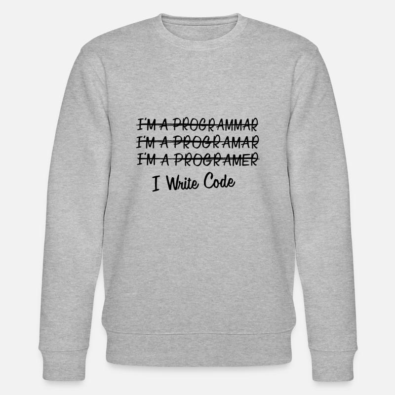 Code - Sweat bio CHANGER Stanley/Stella Unisexe - gris chiné