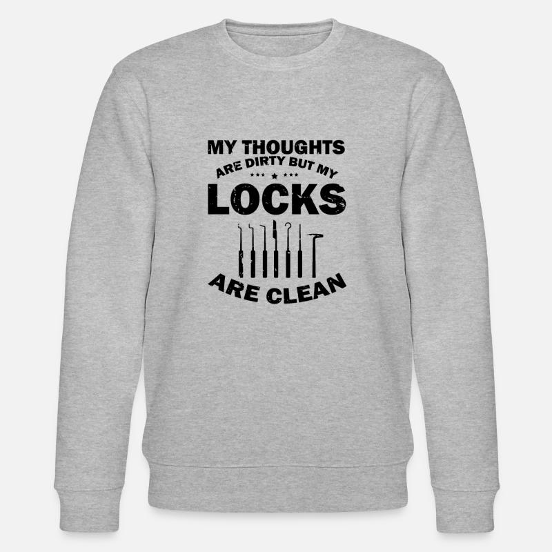 Dirty Sinks Clean Lock Design - Sweat bio CHANGER Stanley/Stella Unisexe - gris chiné