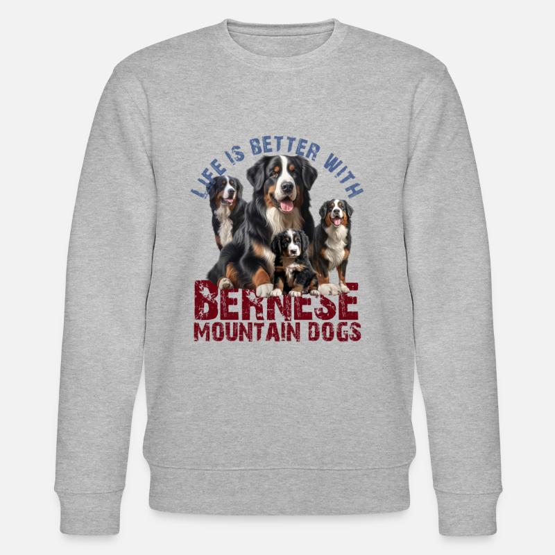 Bouvier bernois - Sweat bio CHANGER Stanley/Stella Unisexe - gris chiné