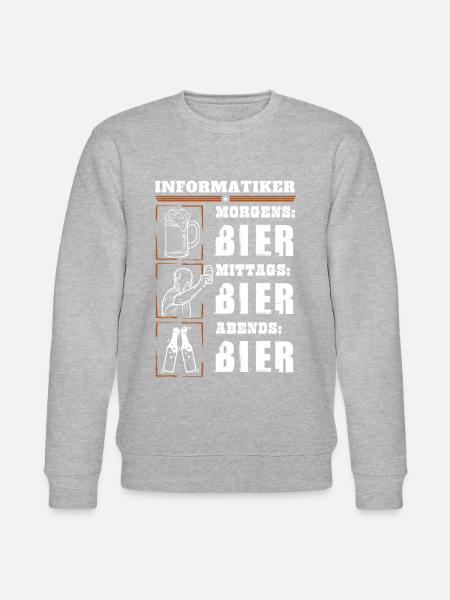 Mon quotidien d’informaticien - Sweat bio CHANGER Stanley/Stella Unisexe - gris chiné