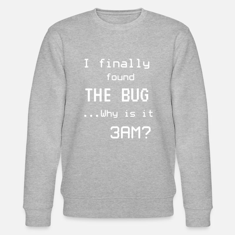 Programmer Meme Computer Scientist Nerd - Stanley/Stella CHANGER Unisex Organic Sweatshirt - heather grey