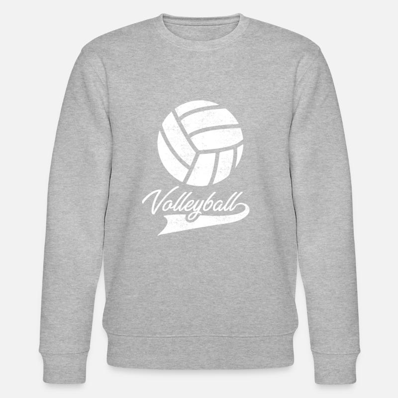 Volleyball - Stanley/Stella Unisex Bio-Sweatshirt CHANGER  - Grau meliert