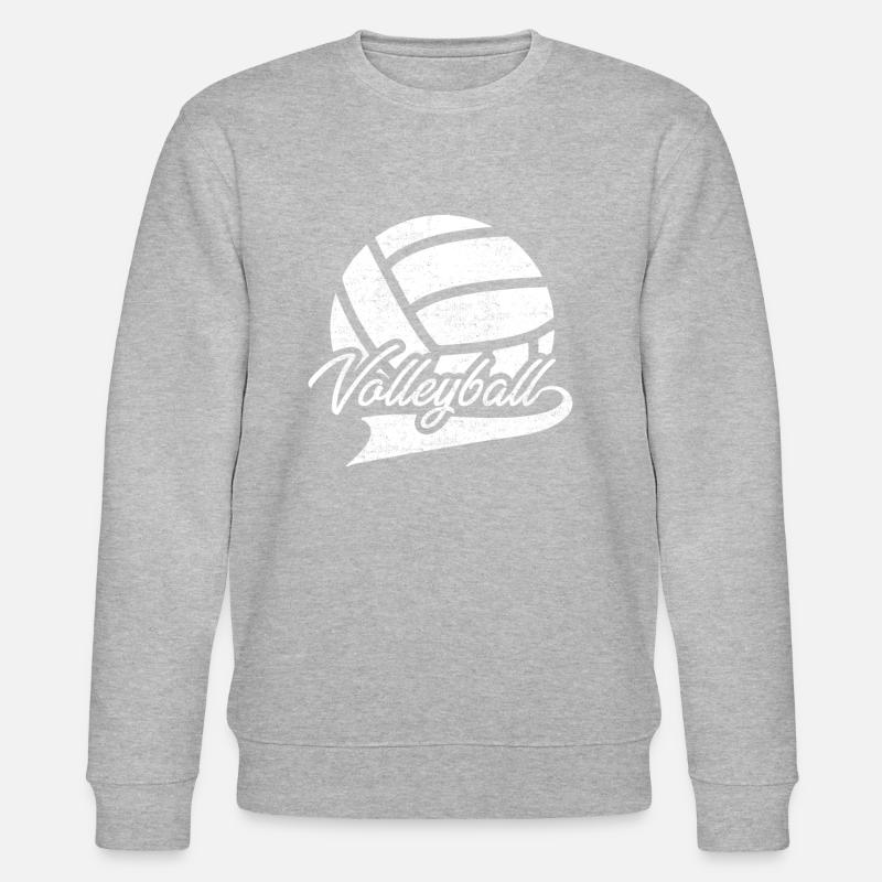 Volleyball - Stanley/Stella Unisex Bio-Sweatshirt CHANGER - Grau meliert