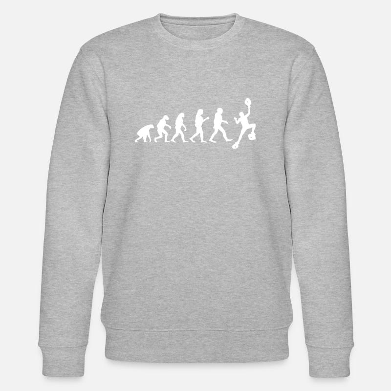 Boulder Evolution Man Bouldering Men - Stanley/Stella CHANGER Unisex Organic Sweatshirt - heather grey