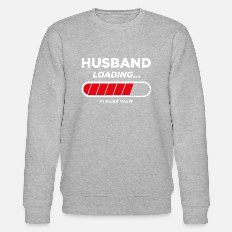 Husband Loading - Stanley/Stella CHANGER Unisex Organic Sweatshirt - heather grey