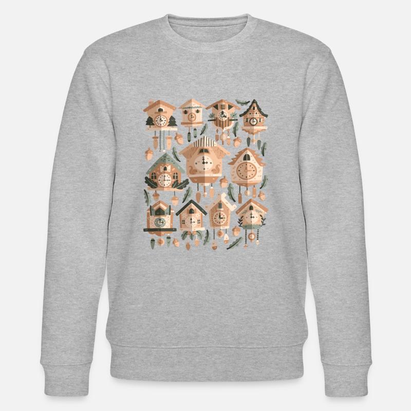 Horloges à coucou - Sweat bio CHANGER Stanley/Stella Unisexe - gris chiné