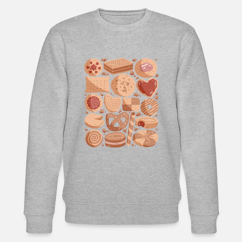 Biscuits et biscuits - Sweat bio CHANGER Stanley/Stella Unisexe - gris chiné