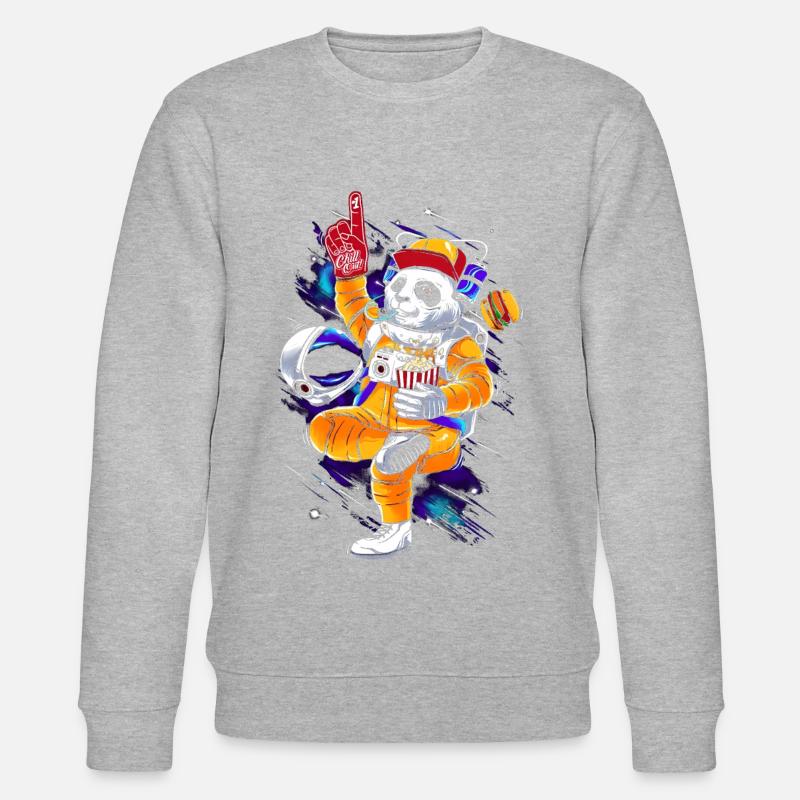 23F 0278 bk - Stanley/Stella Unisex Bio-Sweatshirt CHANGER  - Grau meliert