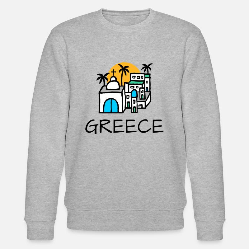 City Village Greece Grèce - Sweat bio CHANGER Stanley/Stella Unisexe - gris chiné