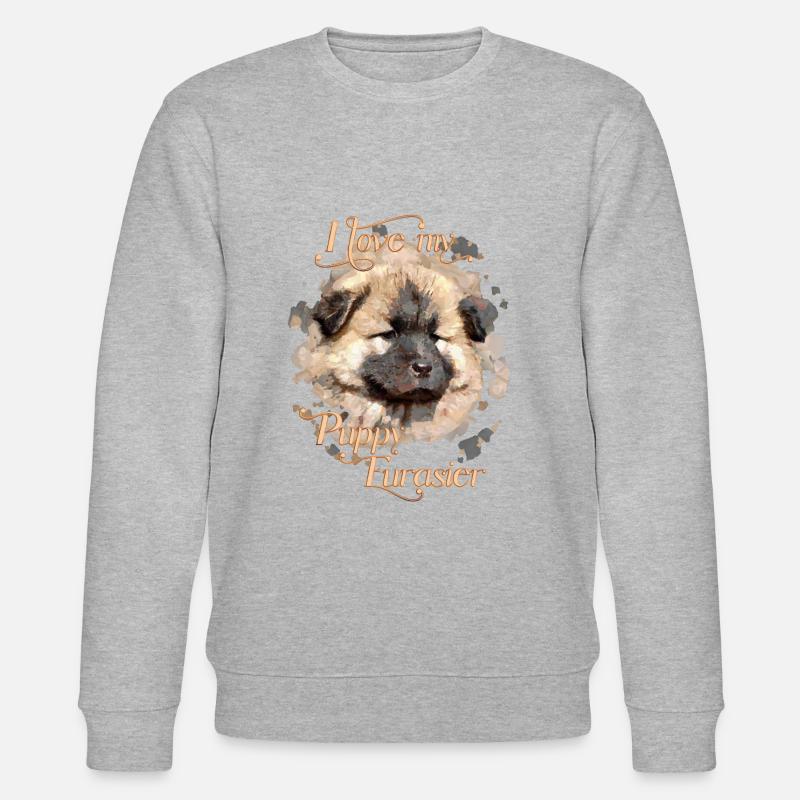 Mon chien Eurasier - Sweat bio CHANGER Stanley/Stella Unisexe - gris chiné