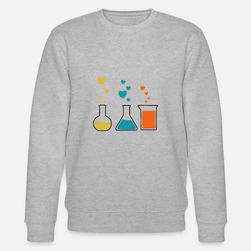 Piston Chemistry Chemist Elements Cadeau - Sweat bio CHANGER Stanley/Stella Unisexe - gris chiné