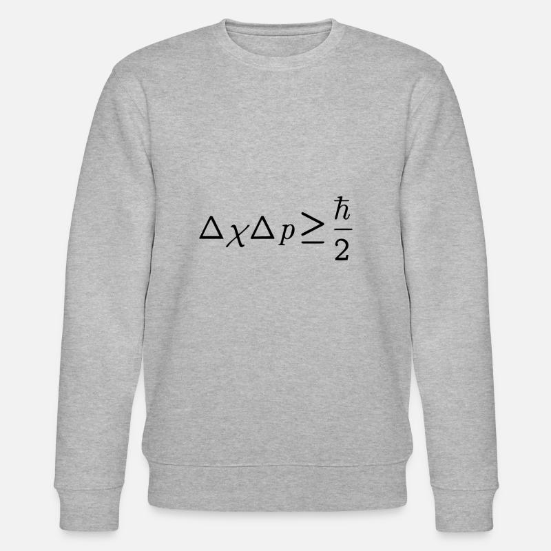 Heisenbergsche Unschaerferelation Geschenk - Stanley/Stella Unisex Bio-Sweatshirt CHANGER  - Grau meliert