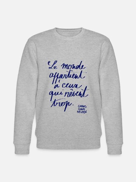 Le Monde - Sweat bio CHANGER Stanley/Stella Unisexe - gris chiné