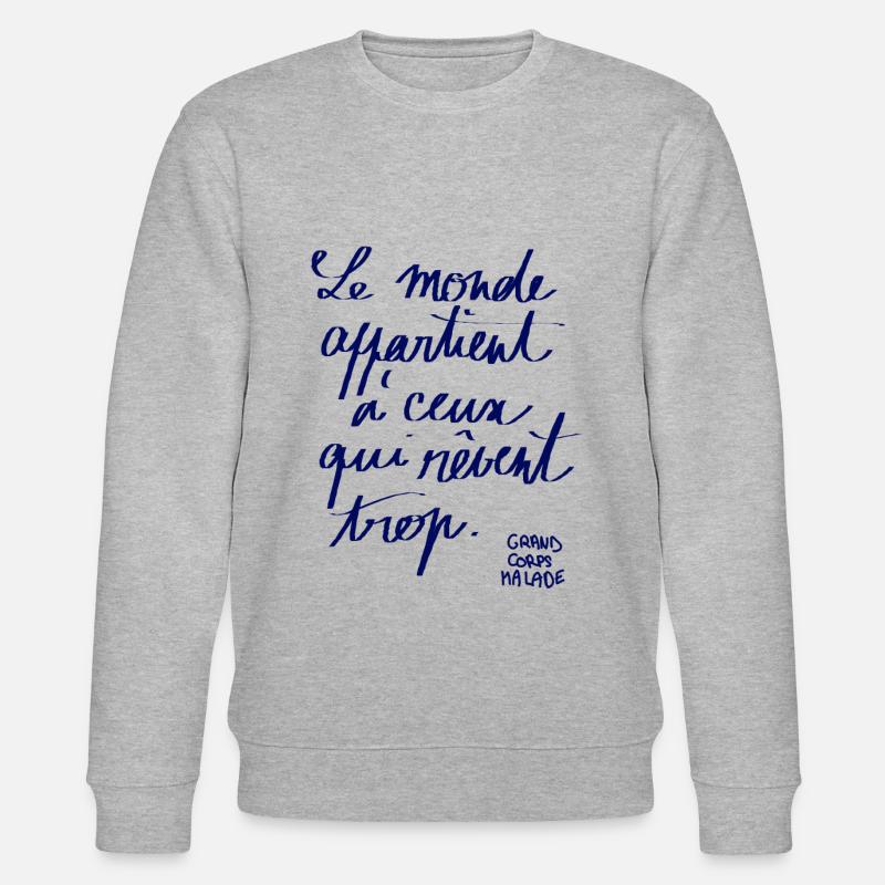 Le Monde - Sweat bio CHANGER Stanley/Stella Unisexe - gris chiné