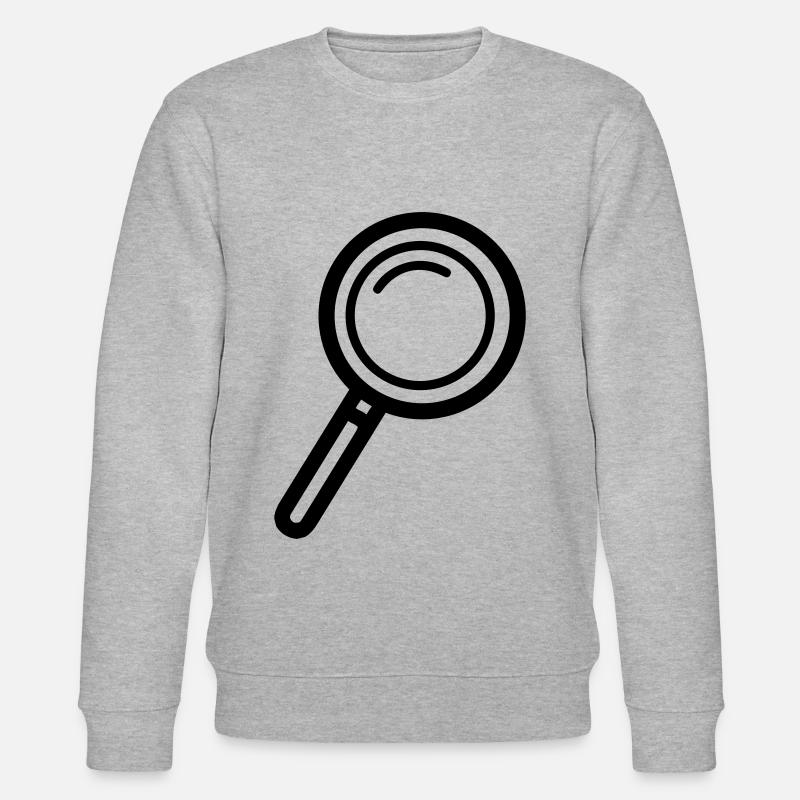 Lupe Symbol - Stanley/Stella Unisex Bio-Sweatshirt CHANGER  - Grau meliert