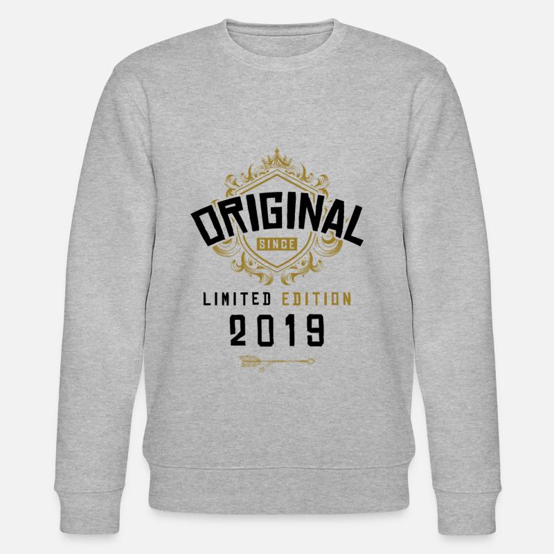 Anniversaire édition limitée 2019 - Sweat bio CHANGER Stanley/Stella Unisexe - gris chiné