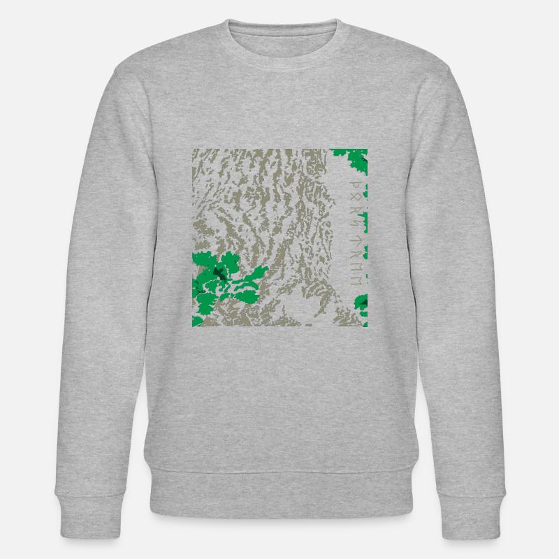 Thor’s Tree Donar's Oak - Stanley/Stella Unisex Bio-Sweatshirt CHANGER - Grau meliert