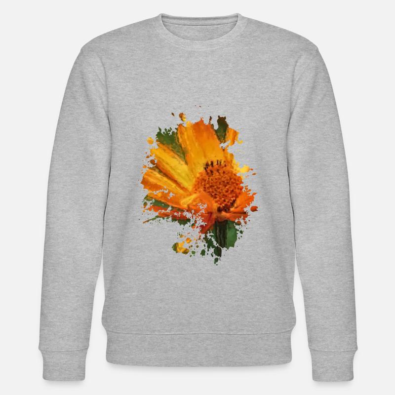 Blume - Stanley/Stella Unisex Bio-Sweatshirt CHANGER  - Grau meliert
