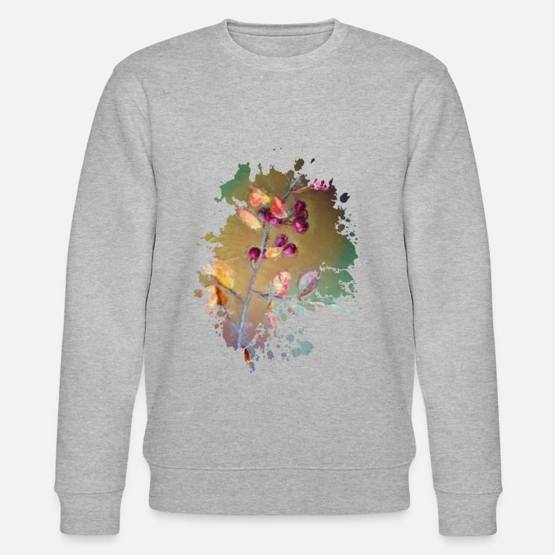 Pflanze - Stanley/Stella Unisex Bio-Sweatshirt CHANGER  - Grau meliert