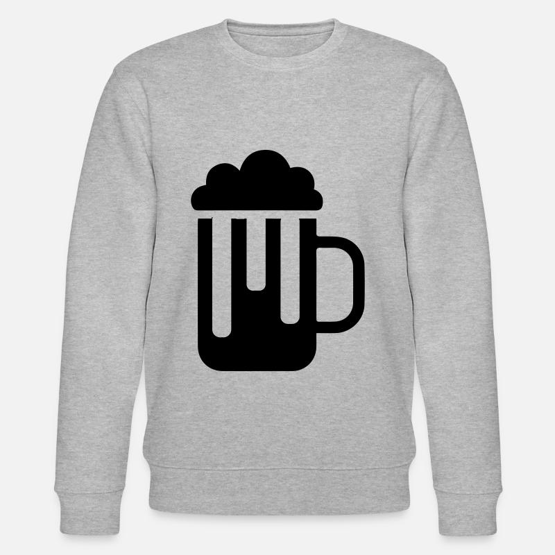 Bier glas - Stanley/Stella Unisex Bio-Sweatshirt CHANGER  - Grau meliert