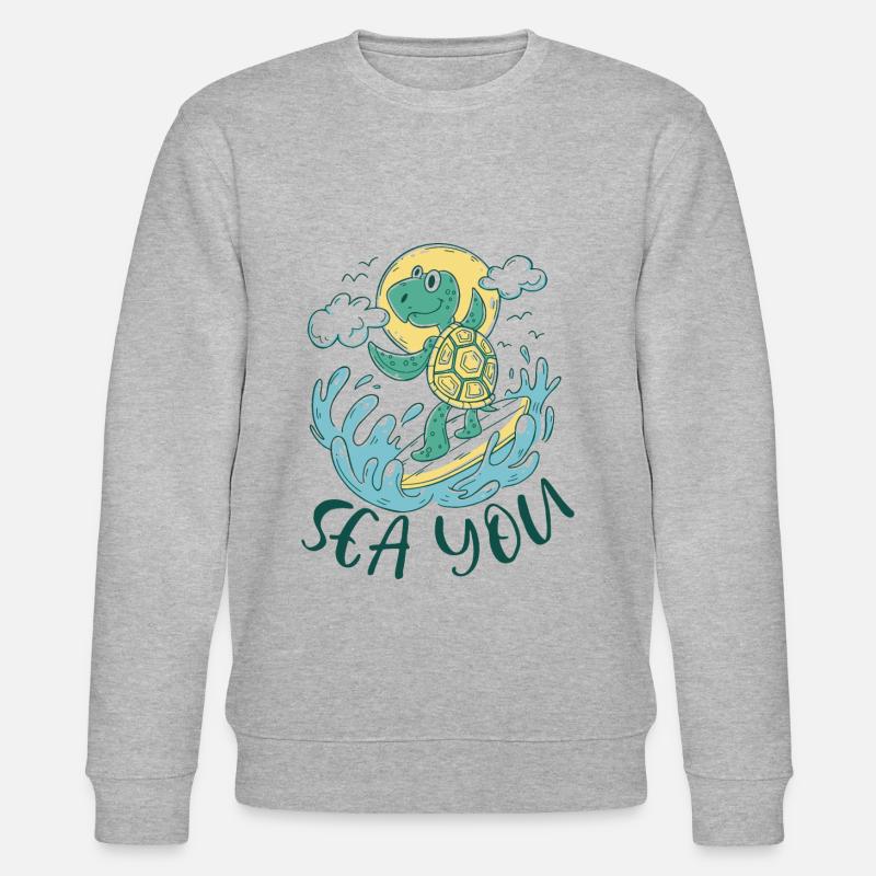 Surf - Mer vous - Sweat bio CHANGER Stanley/Stella Unisexe - gris chiné