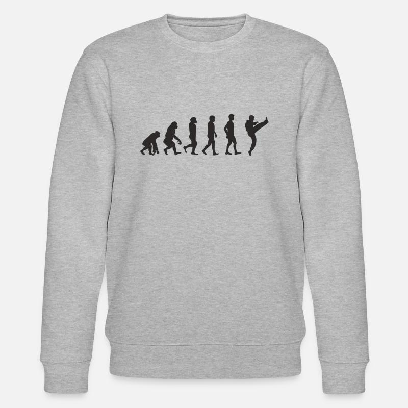 Evolution Karate - Stanley/Stella CHANGER Unisex Organic Sweatshirt - heather grey