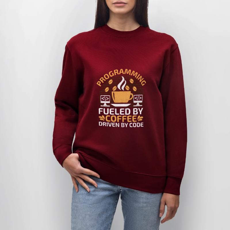 Kaffee-Codierung Programmierer Programmierer Entwickler Nerd Coff Stanley/Stella Unisex Bio-Sweatshirt CHANGER 