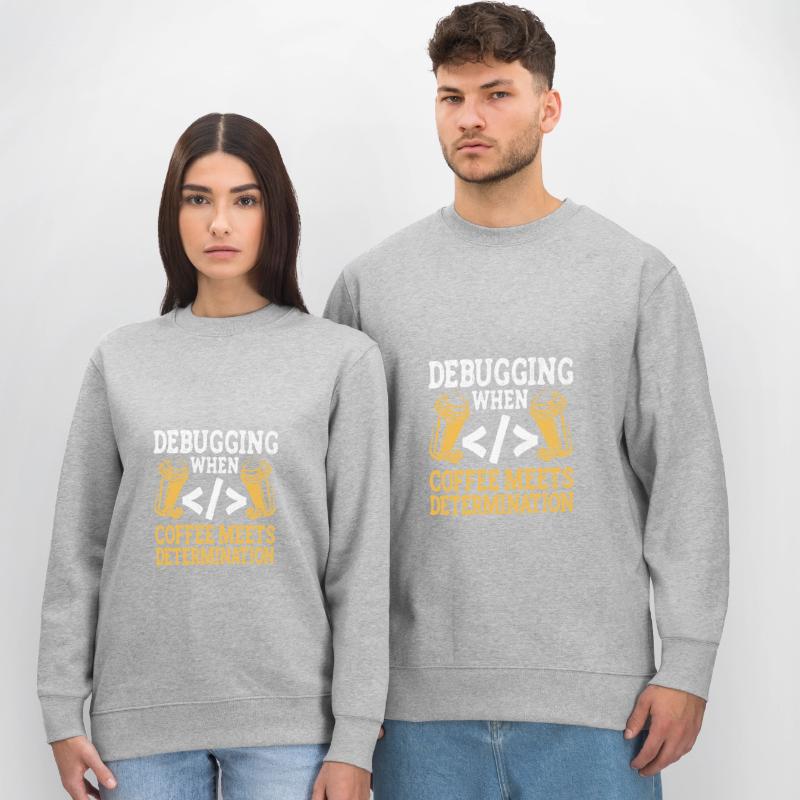 Kaffee-Codierung Programmierer Programmierer Entwickler Nerd Coff Stanley/Stella Unisex Bio-Sweatshirt CHANGER 