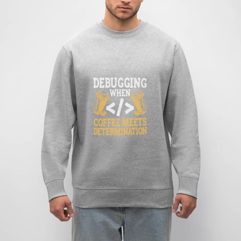 Kaffee-Codierung Programmierer Programmierer Entwickler Nerd Coff Stanley/Stella Unisex Bio-Sweatshirt CHANGER 